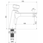 Aqua-Su "Palo" Standventil (chrom)